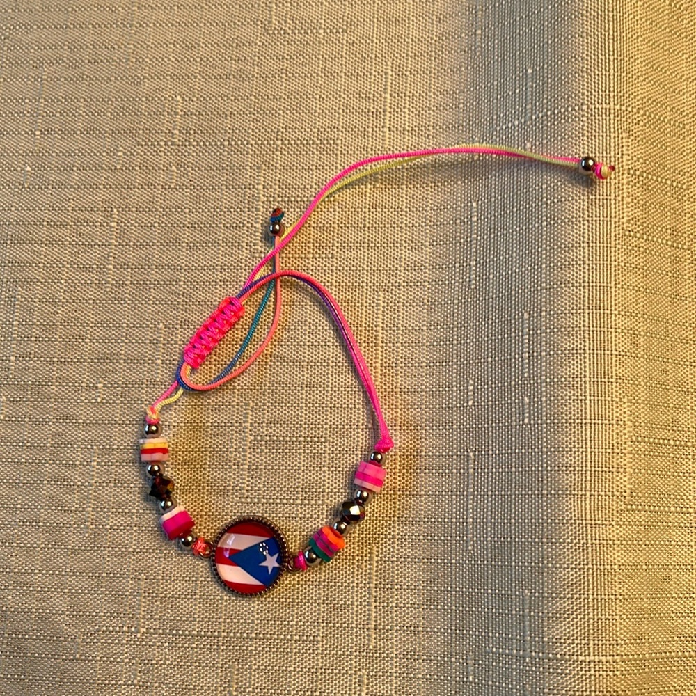 Puerto Rico adjustable bracelet